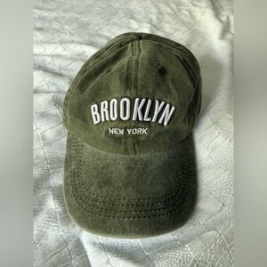 Source Unknown Olive Green Brooklyn Cap